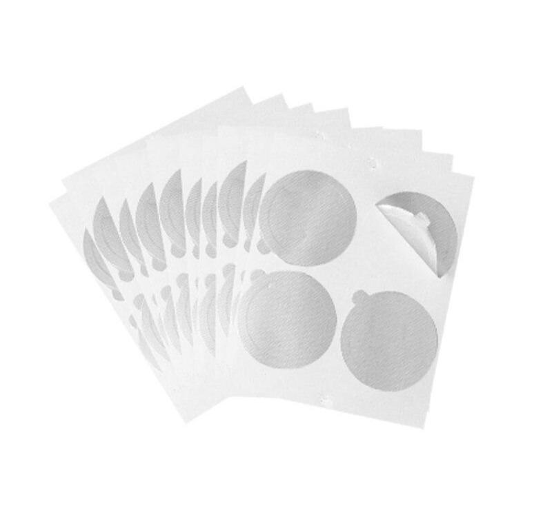 100 Single-use Aluminium Lids For Nespresso® - Evergreen Capsules